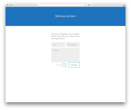 Theme WordPress Divi - melissajensen.com