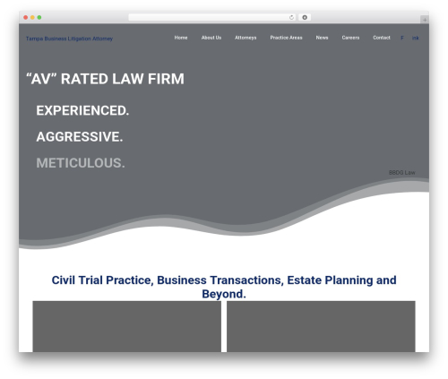 WordPress theme BBDG - bbdglaw.com