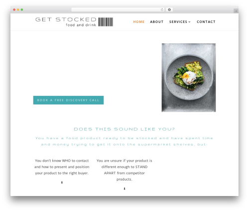 WordPress theme Divi - get-stocked.com