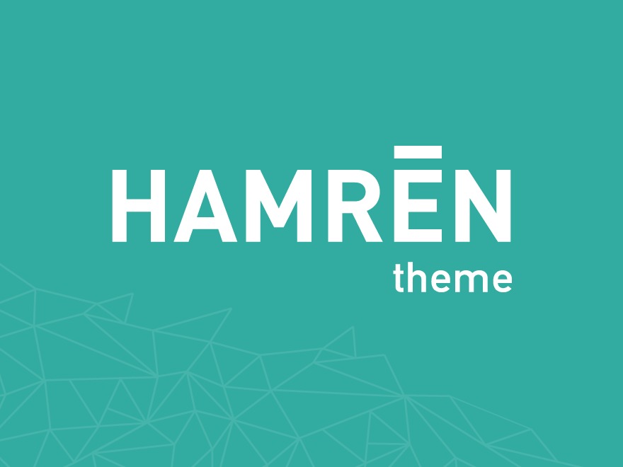 WordPress theme Hamrén Theme by Hamr?n Webbyr