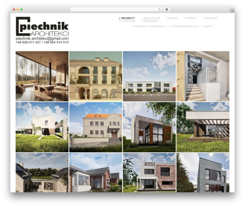 WordPress theme Square Box Responsive Theme - michalpiechnik.pl