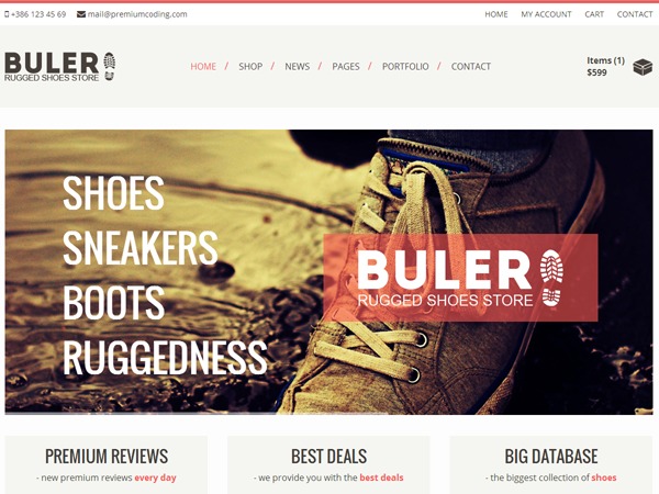 Buler theme WordPress by gljivec