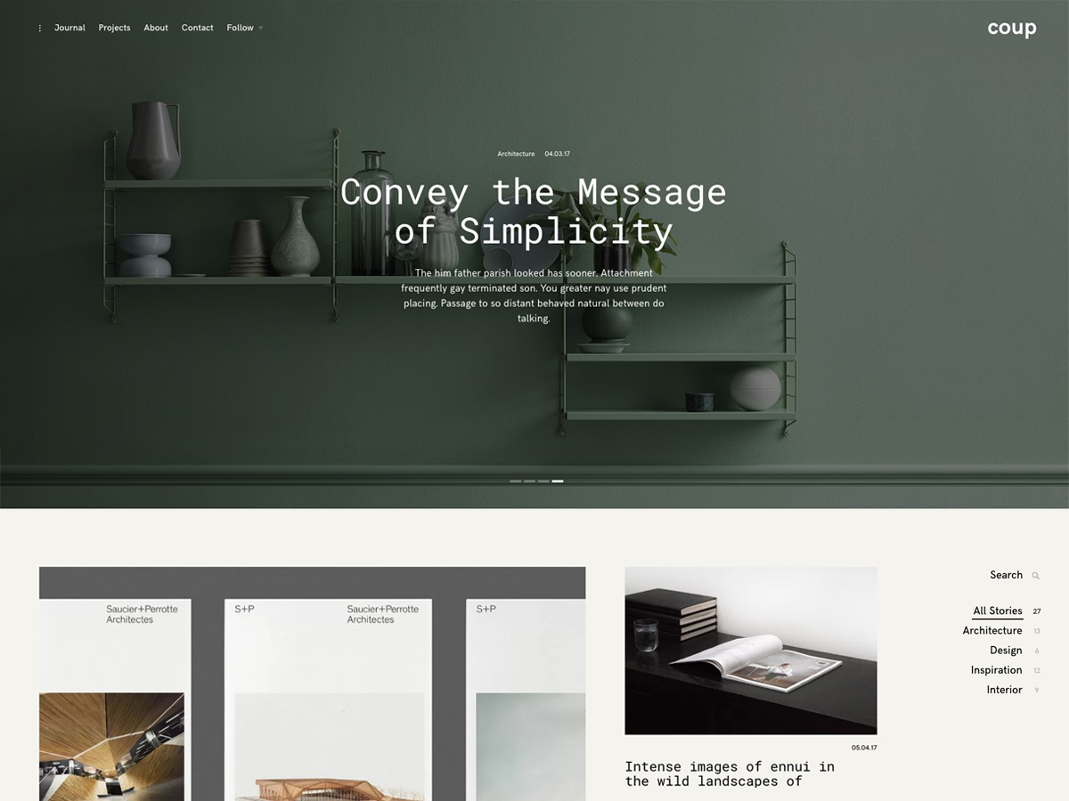 Coup theme WordPress Coup theme WordPress