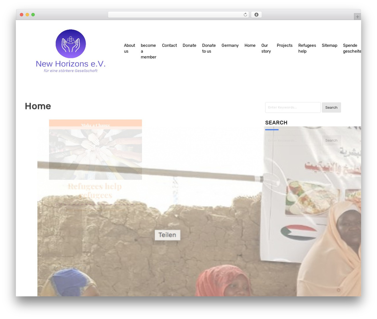 Deep theme WordPress - newhorizons-ev.org
