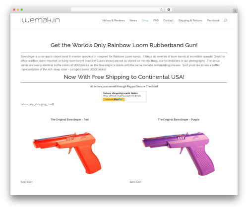 Divi WordPress theme - wemak.in