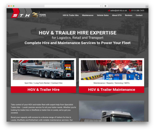 Function Bespoke WordPress theme - sth-ltd.co.uk