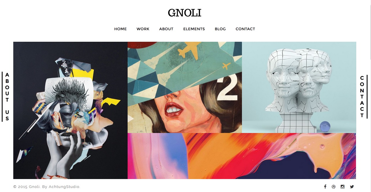 Gnoli top WordPress theme