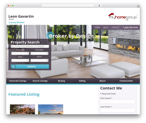 IXACT Framework WordPress theme - leongavartin.com