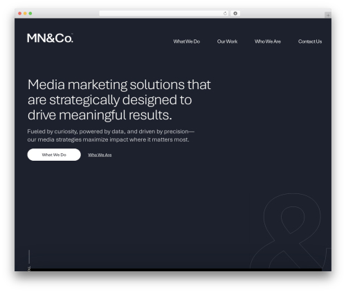 MN & Co WordPress theme - mncomedia.com