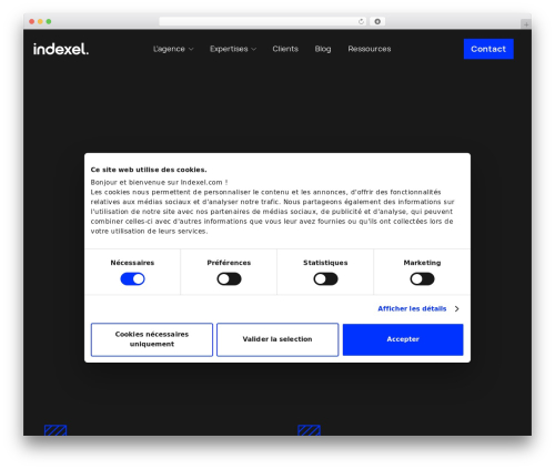 Oméga3 WordPress theme - indexel.com