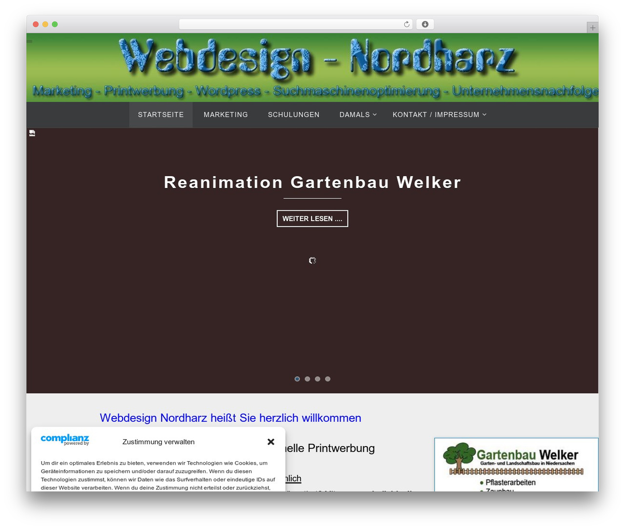 Theme WordPress Nirvana - webdesign-nordharz.de Theme WordPress Nirvana - webdesign-nordharz.de