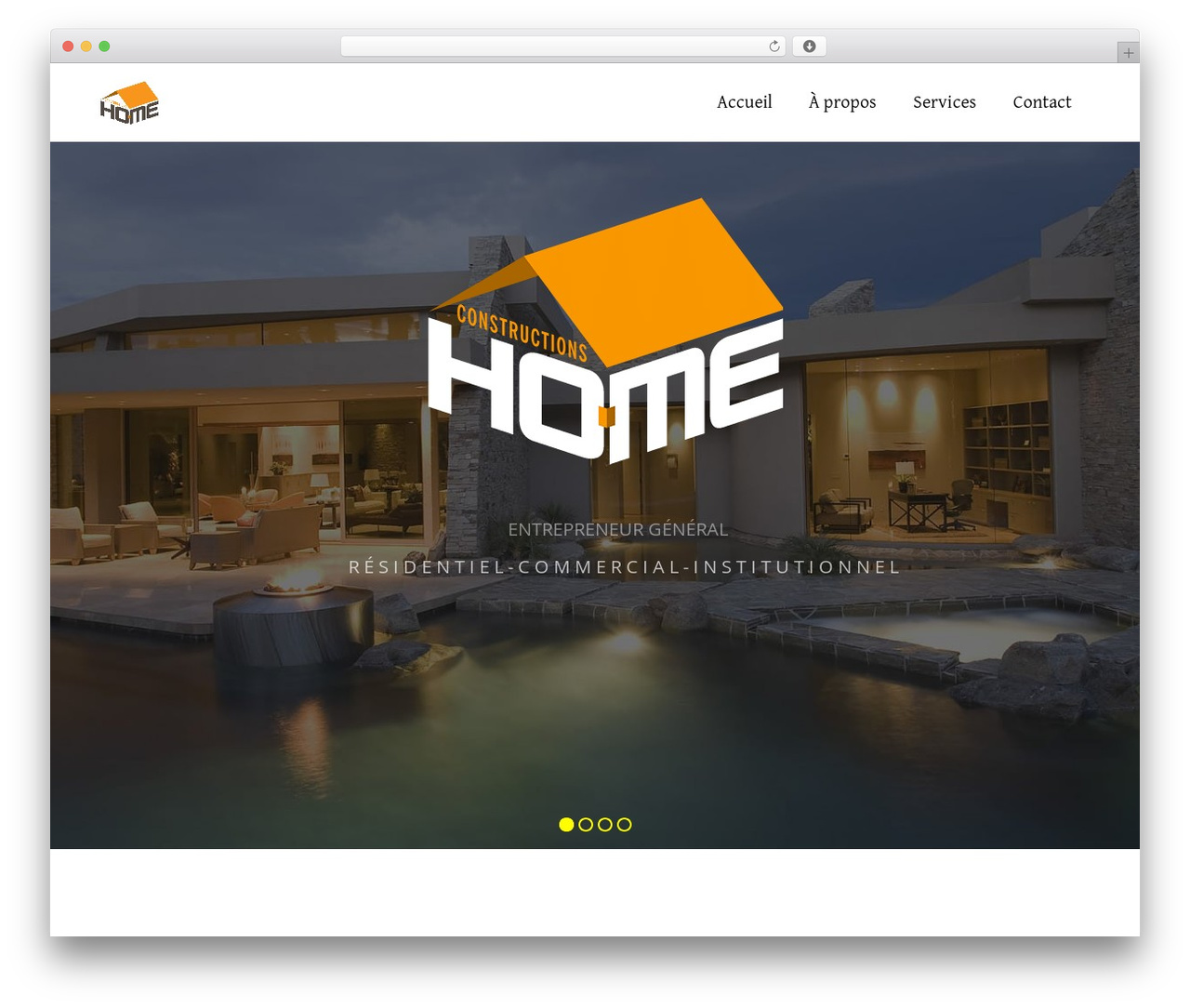 WordPress theme Construction - constructionsho-me.com