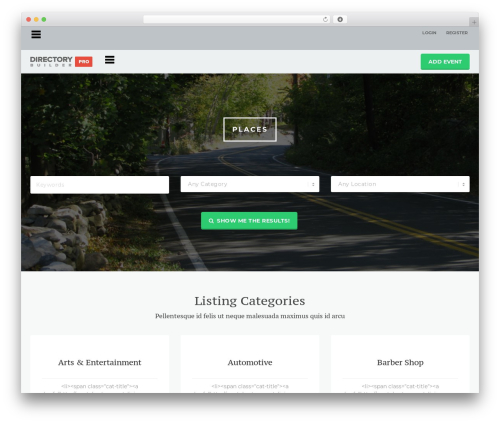 Directory WordPress plugin - westchestercountyliving.com