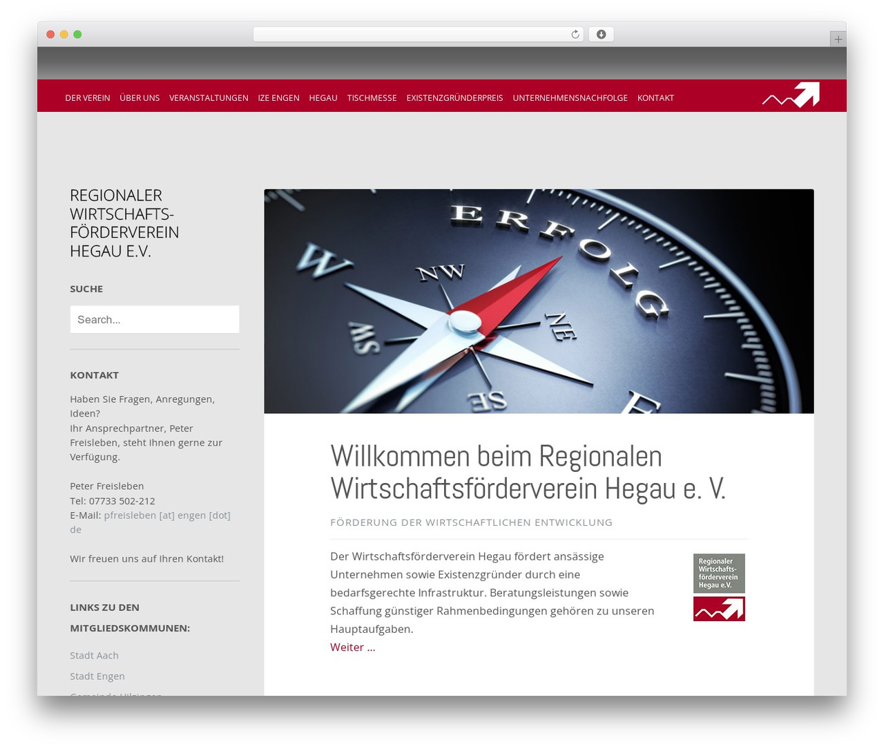 WordPress theme Fixed - wfv-hegau.de