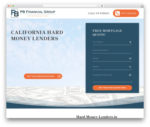 WordPress theme Salient - californiahardmoney.cash