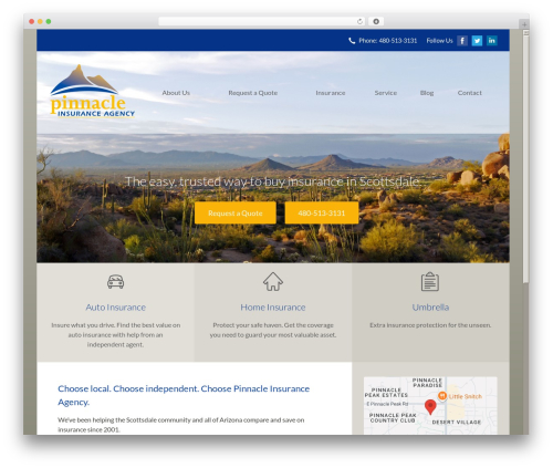 WordPress theme SB3 - pinnacleagency.com