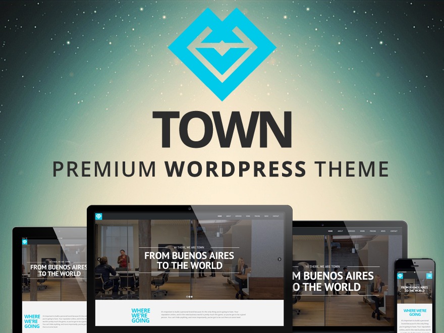 WordPress theme Town