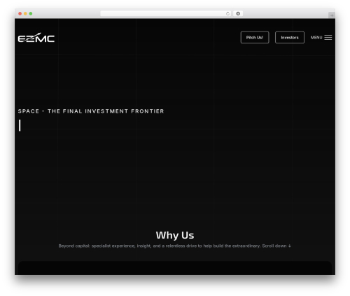 WP theme E2MC - e2mc.space