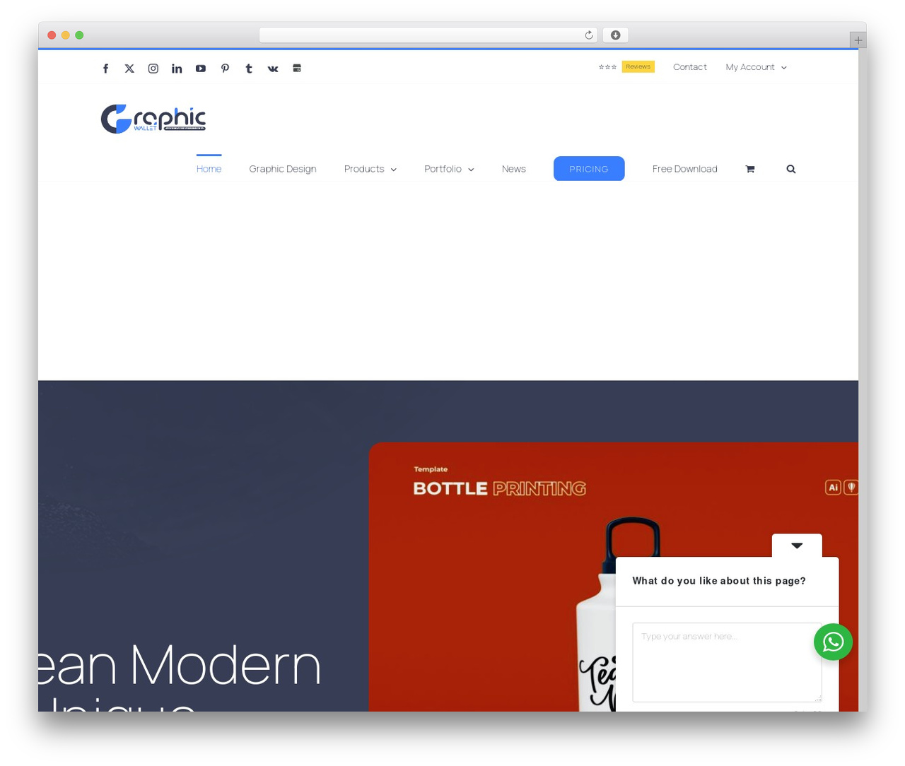 Avada WordPress theme - graphicwallet.com