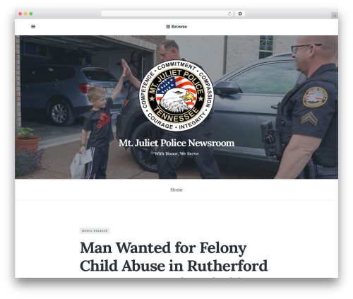 Booklet WordPress theme - mjpdnews.org