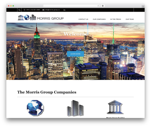 Custom stock ticker WordPress plugin - morris-group.co