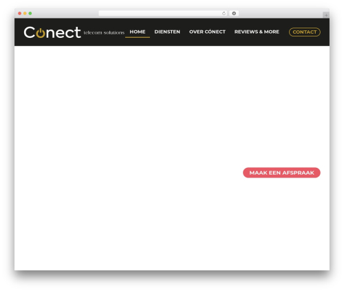 Conect theme WordPress - conect.nl