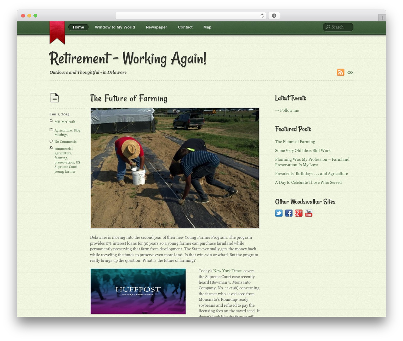 Notes best WordPress theme - mhmcgrath.com