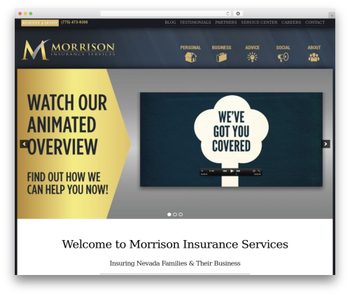 one-theme WordPress theme - morrison-insurance.com