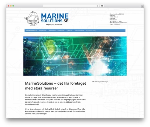 PageLines Framework theme WordPress - marinesolutions.se