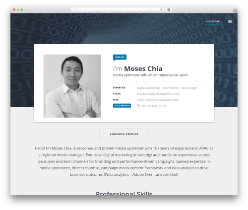 Rs Card theme WordPress - moseschia.com