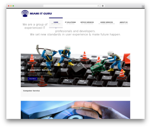 SmartStart WP - Responsive HTML5 Theme WordPress theme - miamiitguru.com