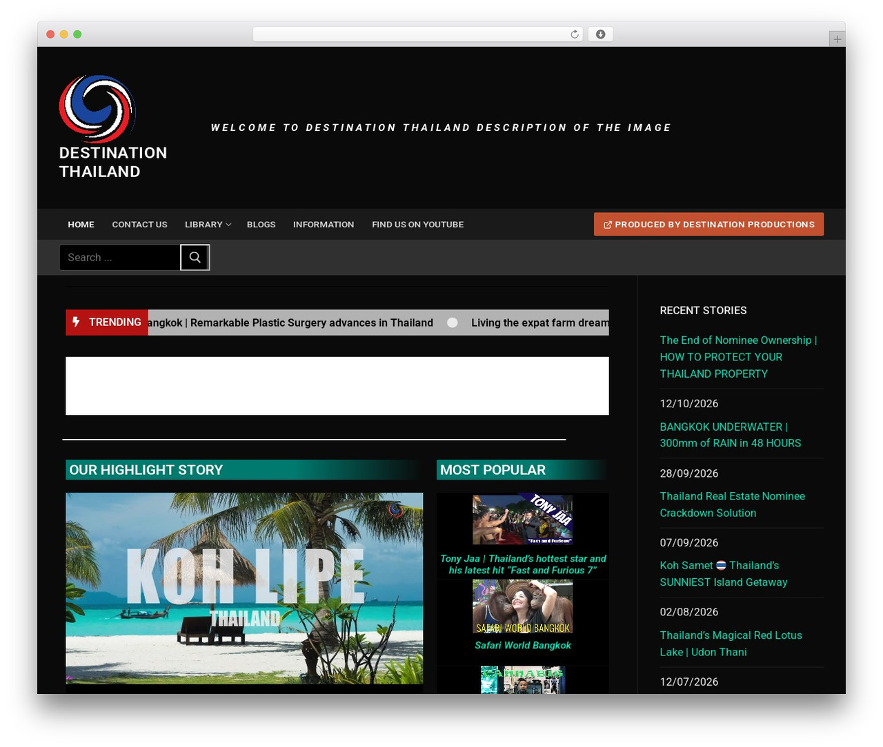 Theme WordPress Customify - destinationthailand.tv Theme WordPress Customify - destinationthailand.tv