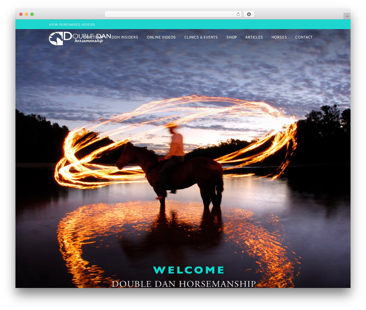 Vigor WordPress theme - doubledanhorsemanship.com