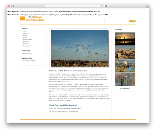 Wp lightbox2 WordPress plugin - mjoutdoors.com