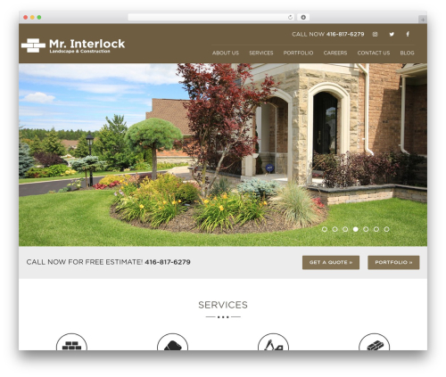 WordPress theme mrinterlock - mrinterlock.com
