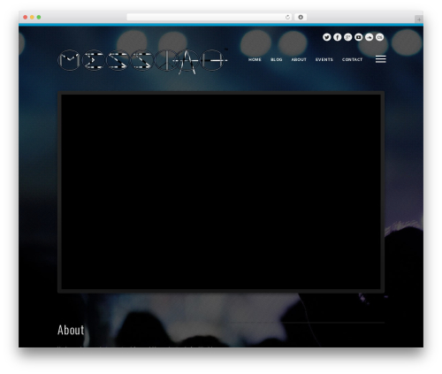 WordPress theme Pendulum - messiahmusic.com