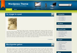 WordPress theme Technologist by Addlinkurl