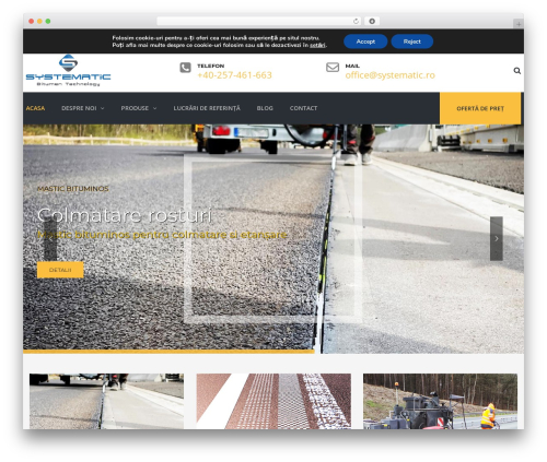 WordPress theme TheBuilt - systematic.ro