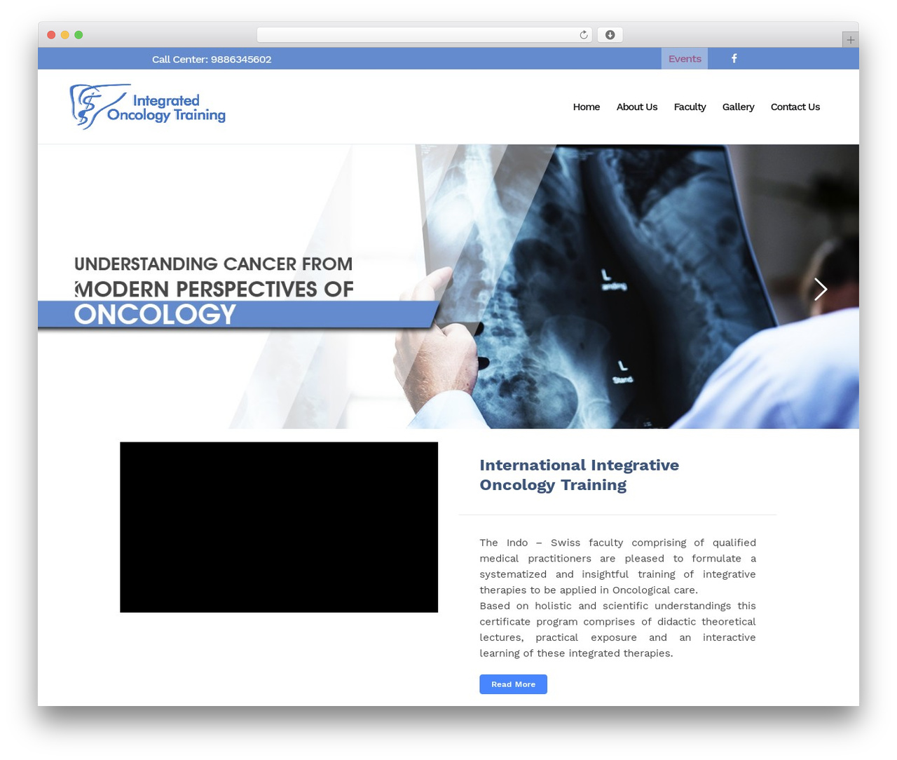 Bridge WordPress theme - integratedoncologytraining.com