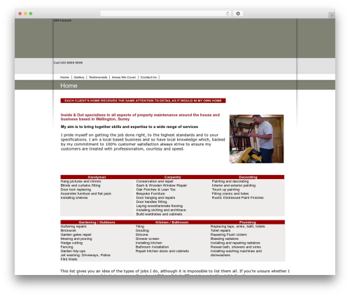 insideout theme WordPress theme - insideoutwork.co.uk