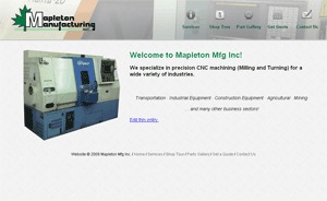 Mapleton Manufacturing WordPress theme Mapleton Manufacturing WordPress theme