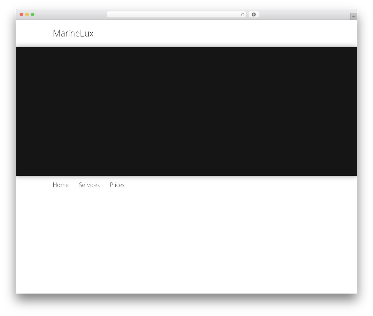 Minimatica WordPress gallery theme - marinelux.com