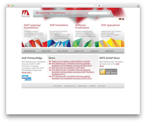 Sub page summary WordPress plugin - morphologic-translations.de