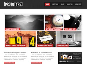 Prototype (Light) WP theme by Mike McAlister