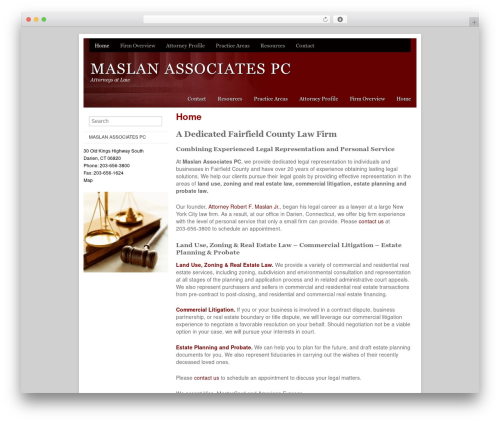 Theme WordPress Basic Law - maslanlaw.com