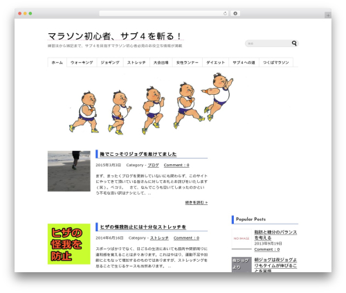 Theme WordPress Simple Simple(Custom) - marathon-beginner.info