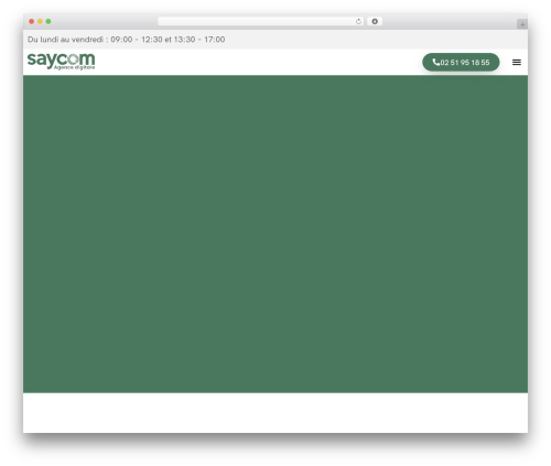 WordPress theme Hello Elementor - www.agence-saycom.fr
