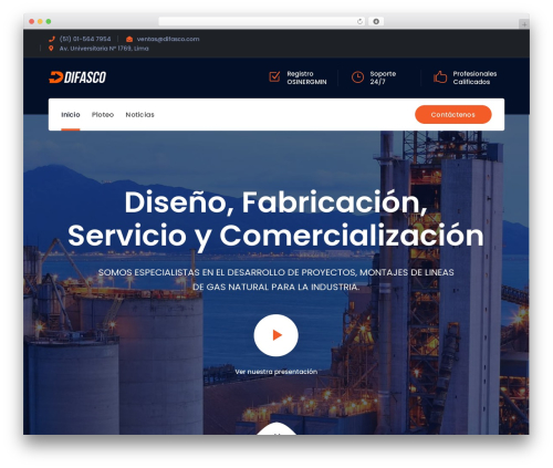 WordPress theme bauer - difasco.com