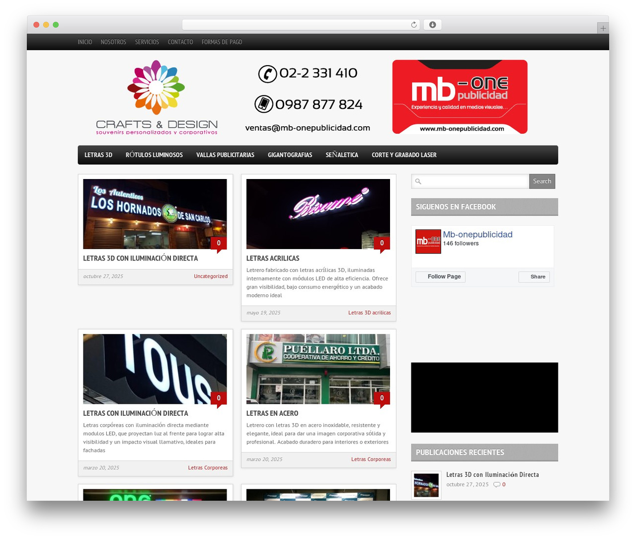 WordPress theme Boulevard - mb-onepublicidad.com