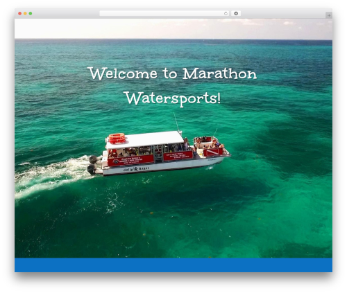 WordPress theme Divi - marathonwatersports.com